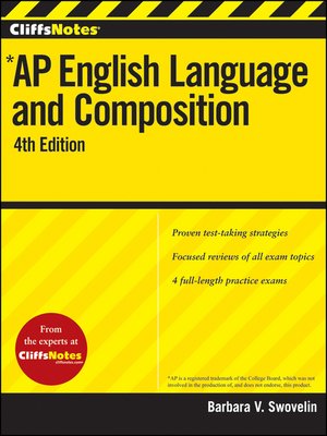 cover image of CliffsNotes AP English Language and Composition